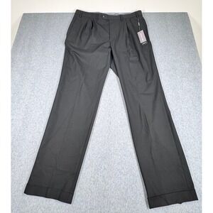 Michael Kors Passport Collection Pant Mens 38x32 Black Classic Fit Stretch NWT